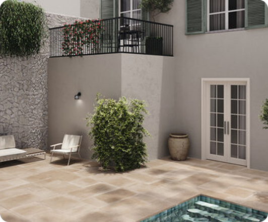 Carrelage de façade extérieur - Strapex Maroc