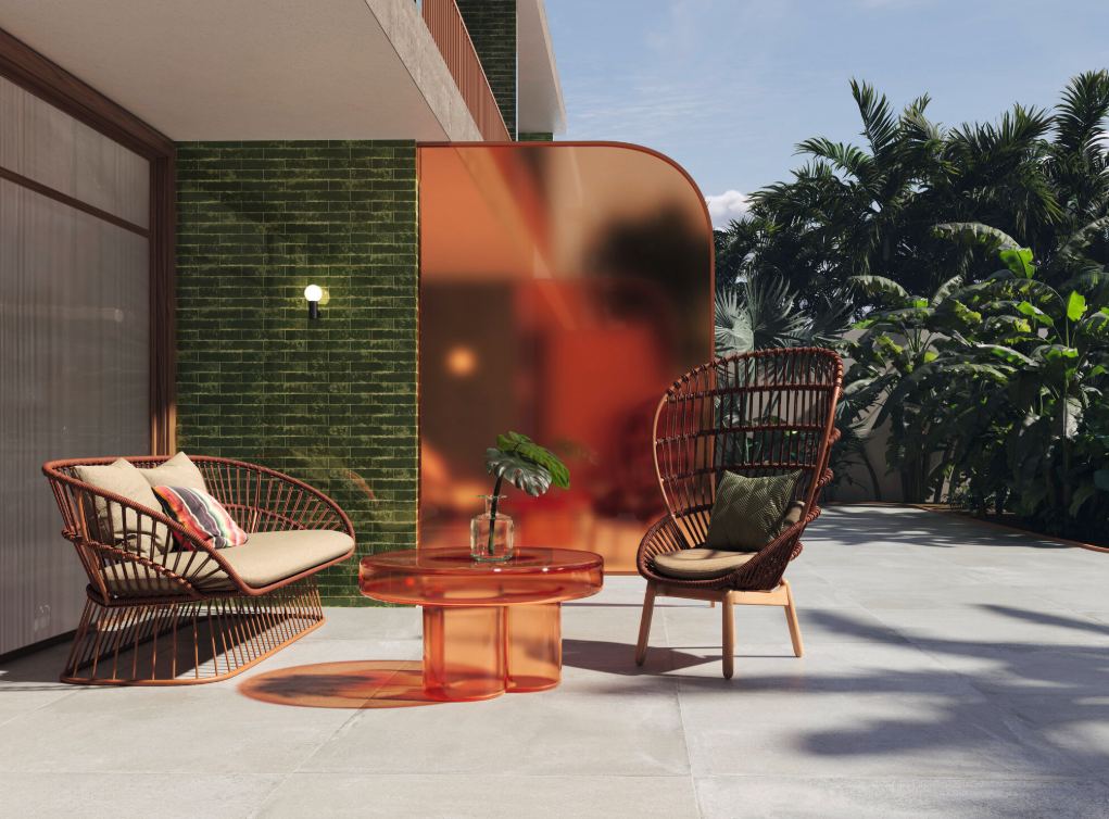 Carrelage terrasse ext&eacute;rieure design - Strapex Maroc