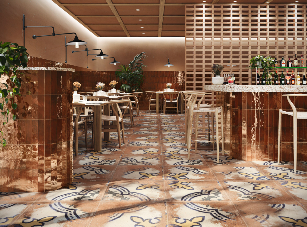 Carrelage marocain en showroom - Strapex Maroc